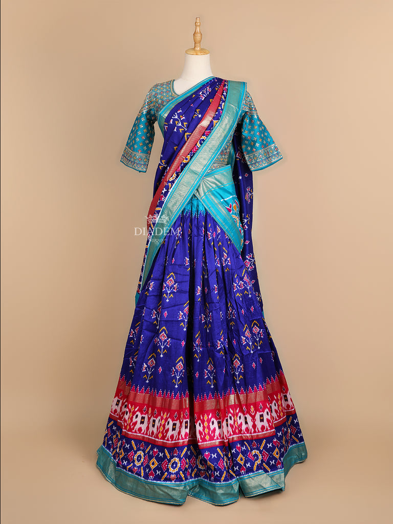 Royal Blue Lehenga