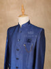 Royal Blue Solid Jodhpuri Men's Suit - Diadem