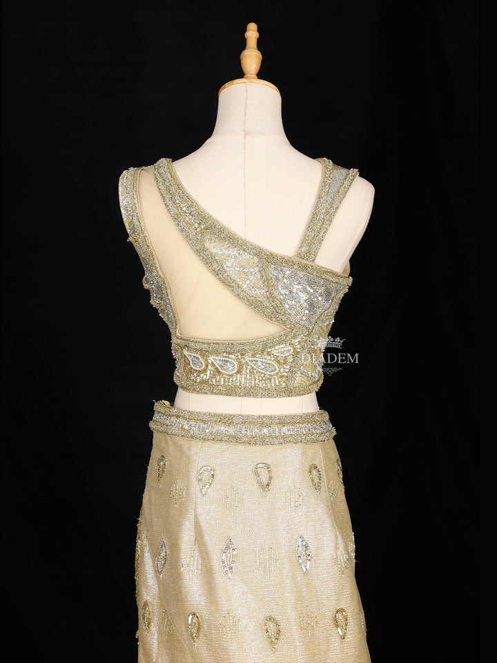 Ruffle Dupatta Lehenga