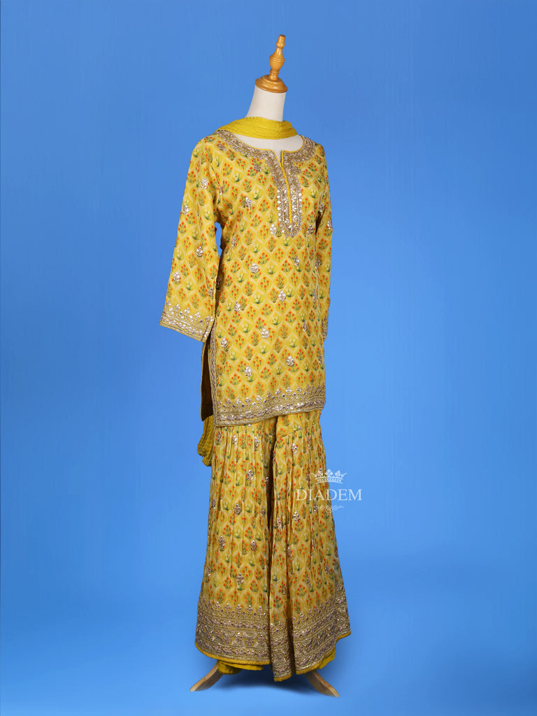 Sharara Set With Dupatta