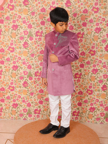 Stylish Purple Sherwani