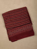 Deep Maroon Traditional Ajrakh Printed Design Cotton Unstitched Salwar Material