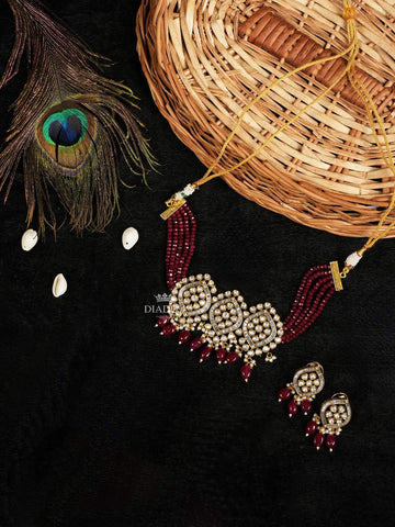 Elegant Winterberry Necklace and Earring Set - Diadem