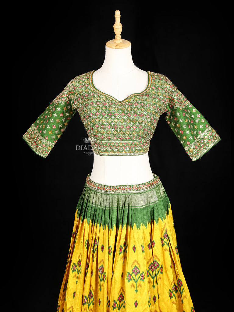 Yellow Lehenga Adorned