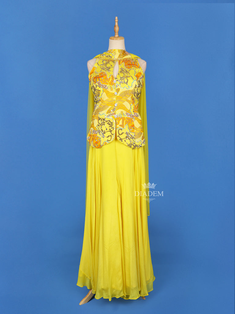 Yellow Palazzo Suit