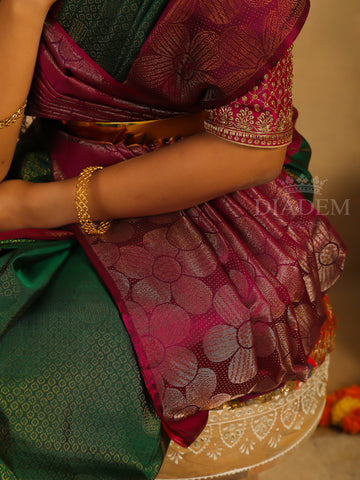 Festive Zari Work Kanchipuram Silk Saree